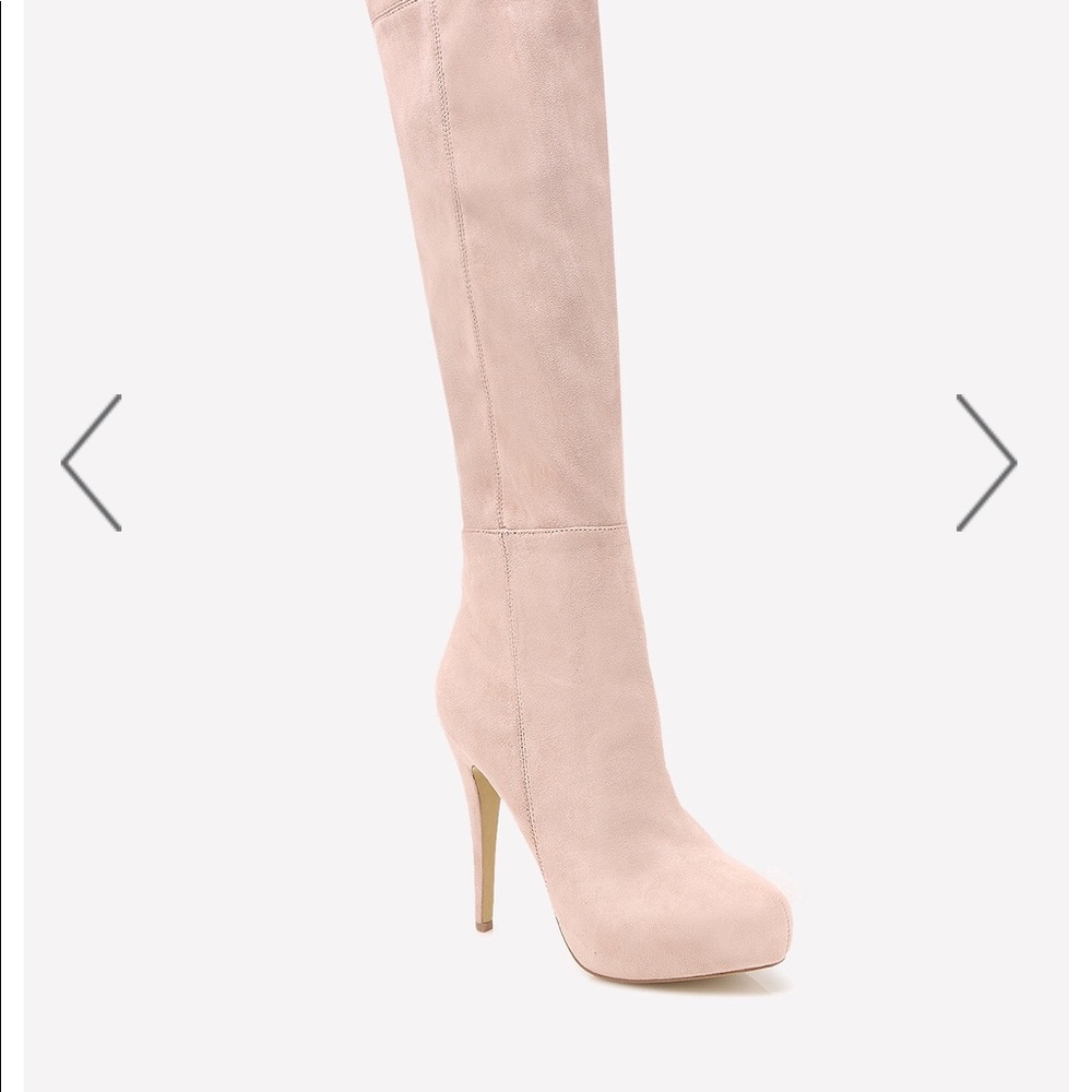 knee high boots heels